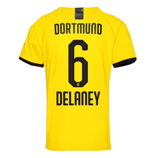 Tailandia Camiseta Borussia Dortmund NO.6 Delaney Primera equipación 2019-2020 Amarillo